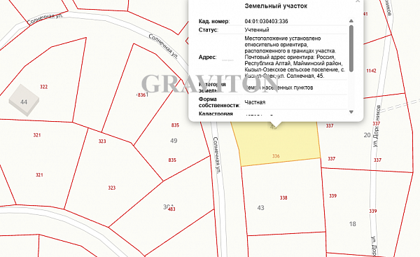 Земельный участок  	